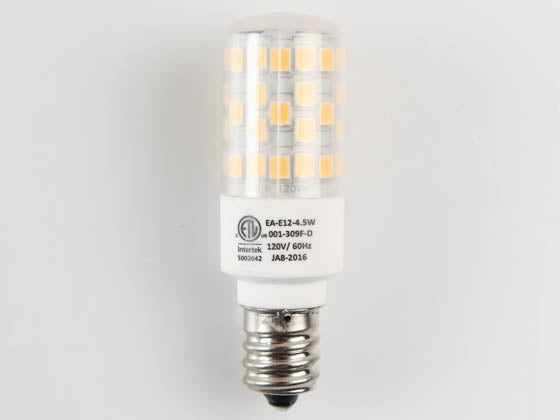 EmeryAllen Dimmable 4.5W 120V 3000K 90 CRI T3 LED Bulb - E12 Base