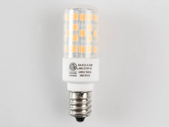 EmeryAllen Dimmable 4.5W 120V 2700K 90 CRI T3 LED Bulb - E12 Base