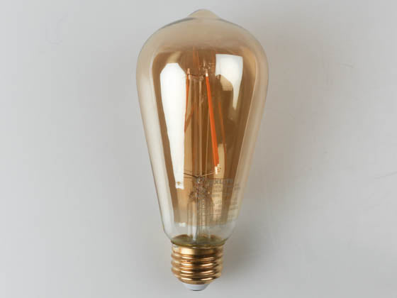 Maxlite Dimmable 6.5W 2200K ST19 Vintage Filament LED Bulb