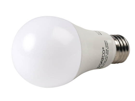 Satco Dimmable 15W 4000K A19 LED Bulb