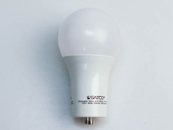 Satco Dimmable 11W 2700K A19 LED Bulb - GU24 Base