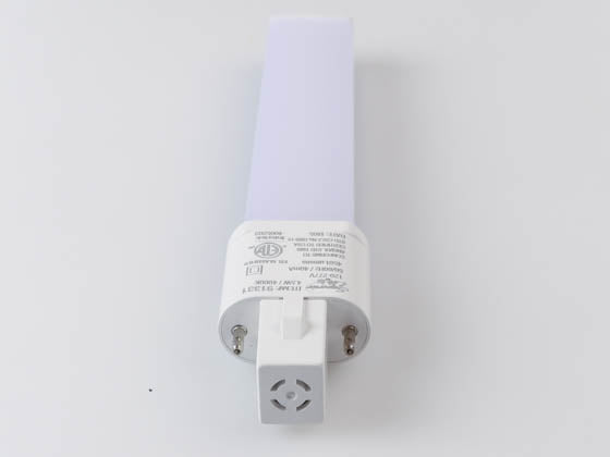 4.5W Non-Dimmable 2-Pin 4000K G23 Horizontal Hybrid LED Bulb