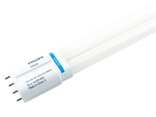 Philips 16.5W 3000K 4 Pin Single Twin Tube PLL LED Bulb - Ballast Compatible
