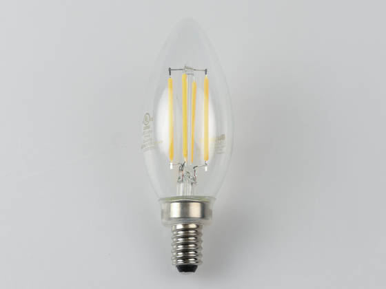 Bulbrite Dimmable 5W 3000K Decorative Filament B-11 LED Bulb