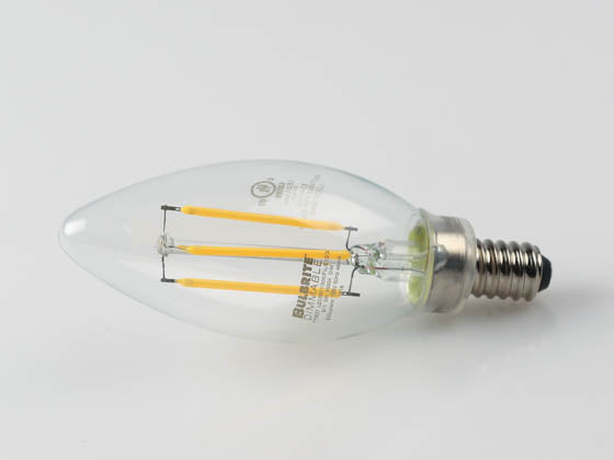 Bulbrite Dimmable 5W 3000K Decorative Filament B-11 LED Bulb