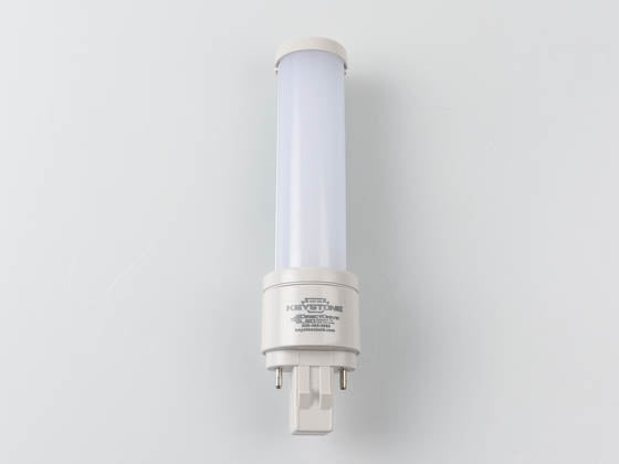 Keystone Non-Dimmable 6W 2 Pin Horizontal 3500K GX23 LED Bulb - Ballast Bypass