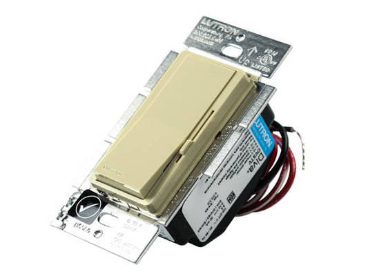 Lutron Diva 8 Amp - 0-10V LED Slide Dimmer and Paddle On/Off Switch