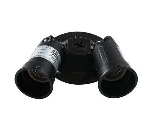 2-Light 5" Adjustable Security Light For PAR38 Outdoor Flood Lights