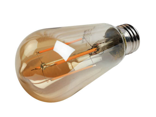 Bulbrite Dimmable 5W 2200K 90 CRI Vintage ST18 Filament LED Bulb - Enclosed Rated