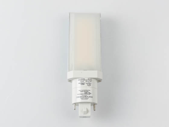 Keystone Non-Dimmable 8W 2 Pin Horizontal 2700K G24d/G24q LED Bulb - Ballast Bypass