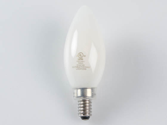 Bulbrite Dimmable 3.6W 2700K Decorative Frosted Filament LED Bulb