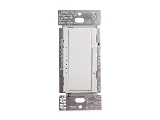 Lutron Maestro PRO Dimmer for LED/CFL/Incandescent/Halogen - 120V - White