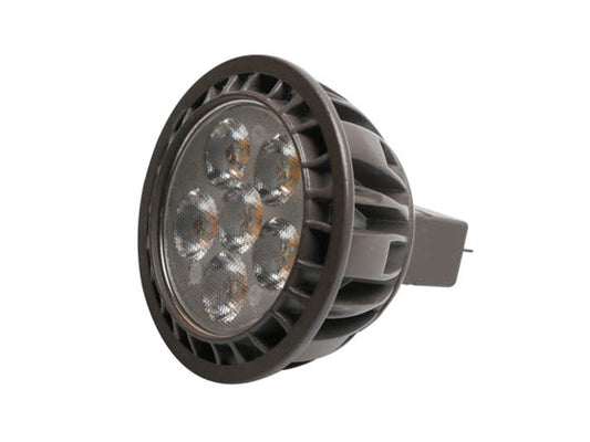 Brilliance Dimmable 7W 8V-25V 5700K 30Â° MR16 LED Bulb - Enclosed Rated