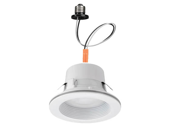 ETI Dimmable 10.4 Watt 4" LED Recessed Downlight Retrofit With Nightlight Trim - Color Selectable