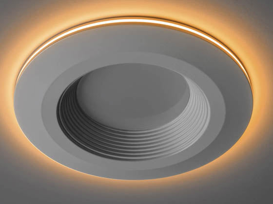 ETI 11 Watt 6" Recessed Downlight Retrofit With Nightlight Trim - Color Selectable