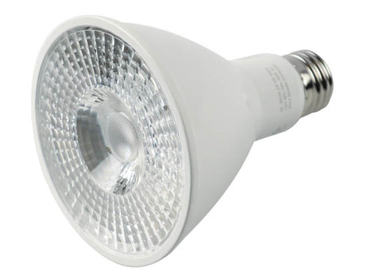 90+ Lighting Dimmable 10 Watt 3000K 40 Degree 93 CRI PAR30L LED Bulb - Enclosed Rated