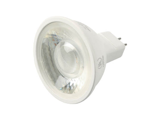 90+ Lighting Dimmable 7W 2700K 24° 92 CRI MR16 LED Bulb - GU5.3 Base - Enclosed Rated