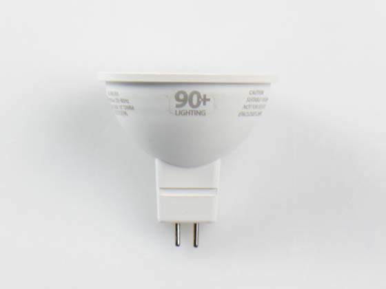 90+ Lighting Dimmable 7W 2700K 10° 92 CRI MR16 LED Bulb - GU5.3 Base