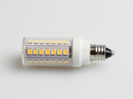 Bulbrite Dimmable 5W 120V T3 3000K LED Bulb - E11 Base - Enclosed Rated