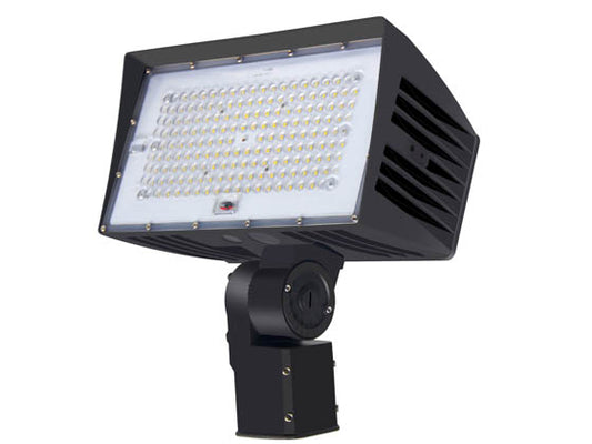 Maxlite 120 Watt LED Flood Light Fixture With Slipfitter and Photocell - 5000K - 400 Watt HID Equivalent