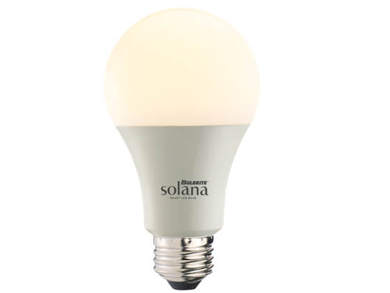 Bulbrite Solana WiFi White Color Adjusted A19 LED Bulb - No Hub Needed - Title 24 Compliant