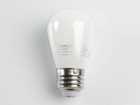 Maxlite Non-Dimmable 2W 2700K S14 Filament LED Bulb