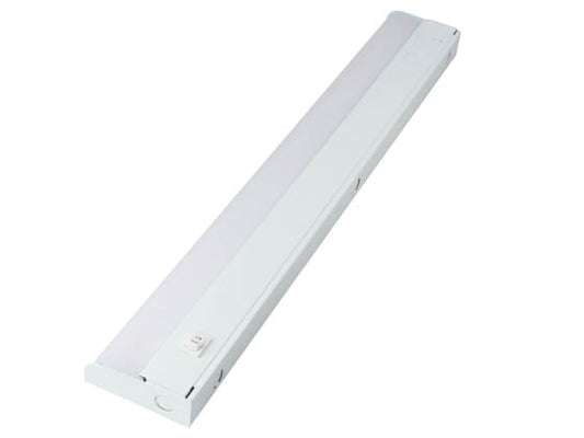 GlobaLux Dimmable 9 Watt 24" LED Undercabinet Light Fixture - Direct Wire - Color Selectable