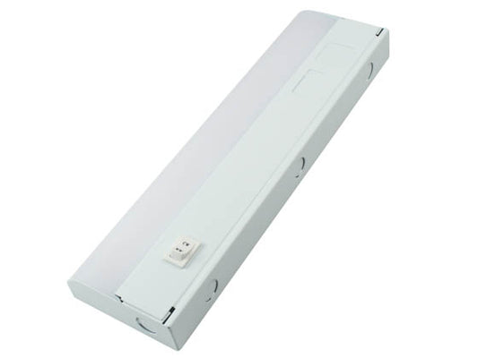 GlobaLux Dimmable 5 Watt 12" LED Undercabinet Light Fixture - Direct Wire - Color Selectable
