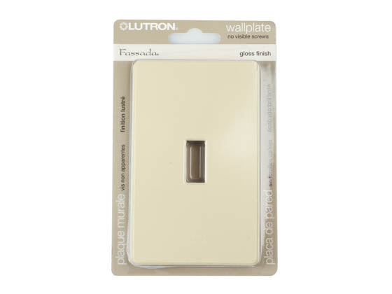 Lutron Fassada Single-Gang Wallplate - Ivory