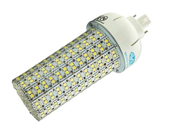 Olympia Lighting 70 Watt CFL Equivalent - 30 Watt 4000K G24 Base LED Corn Bulb - Ballast Bypass