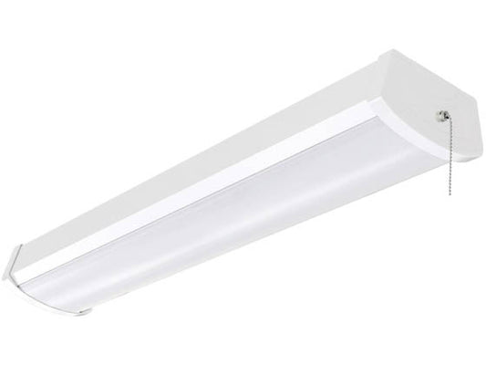 Satco 20 Watt 24" LED Closet and Ceiling Wrap Fixture With Pull Chain - 3000K