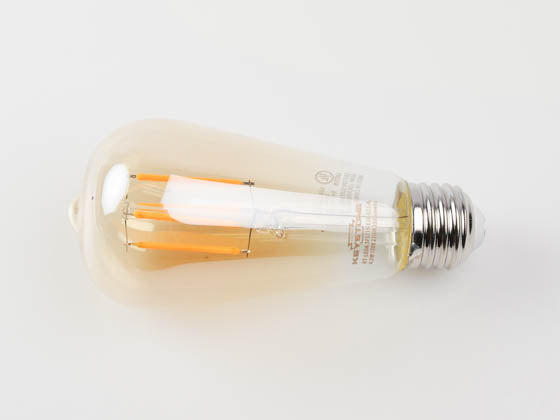 Keystone Dimmable 4.5W 2200K Vintage ST19 Filament LED Bulb