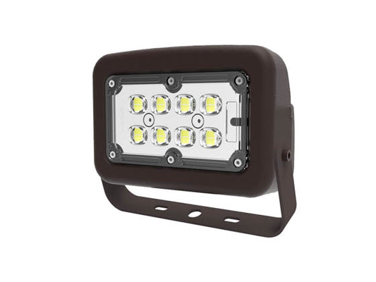 Halco 30 Watt LED Flood Light Fixture With Yoke Mount - Color Selectable - 100 Watt Equivalent