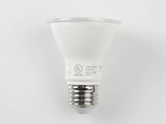 90+ Lighting Dimmable 5.5 Watt 2700K 40 Degree 90 CRI PAR20 LED Bulb and Wet Rated