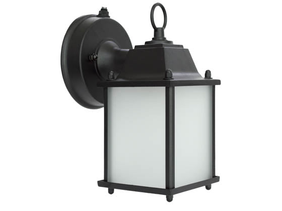 Maxlite Ranch Style Outdoor Lantern Fixture With Photocell - 9 Watt A19 LED Bulb Included