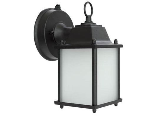 Maxlite Ranch Style Outdoor Lantern Fixture With Photocell - 9 Watt A19 LED Bulb Included