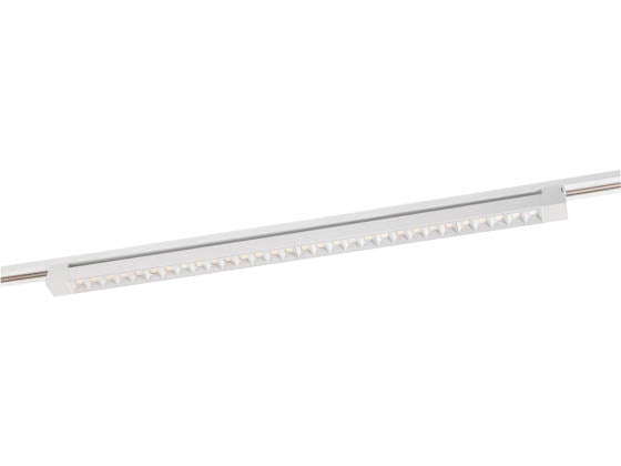 Satco 45 Watt Dimmable 36" White LED Track Light Bar - 3000K - 90 CRI