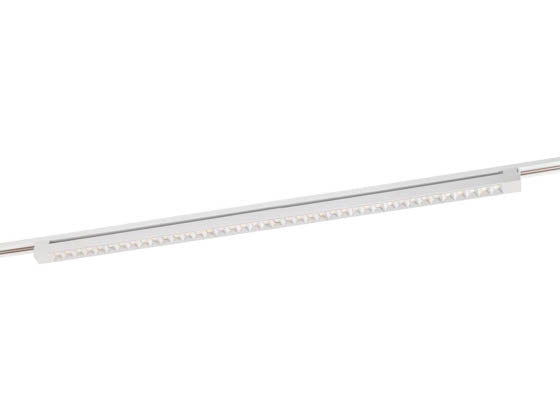 Satco 60 Watt Dimmable 48" White LED Track Light Bar - 3000K - 90 CRI