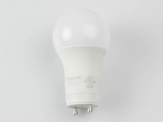 MaxLite Dimmable 15W 4000K A19 LED Bulb - GU24 Base - Enclosed Rated