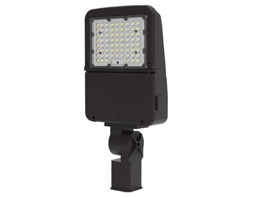 Halco 70 Watt LED Flood Light Fixture With Slipfitter Mount - Color Selectable - 175 Watt HID Equivalent