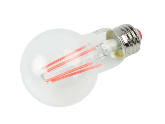 TCP Dimmable 8 Watt Red A19 Filament LED Bulb