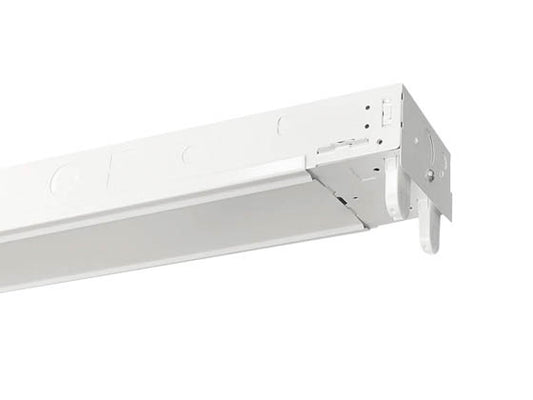 LED Ready 8 ft. Tandem Strip Fixture Uses 4-48" Bypass T8 LED Bulbs - Single or Double-Ended (Sold Separately)