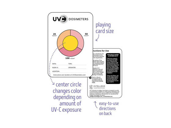 LumiCleanse UVC Dosimeter Measuring Card (Pack of 10)