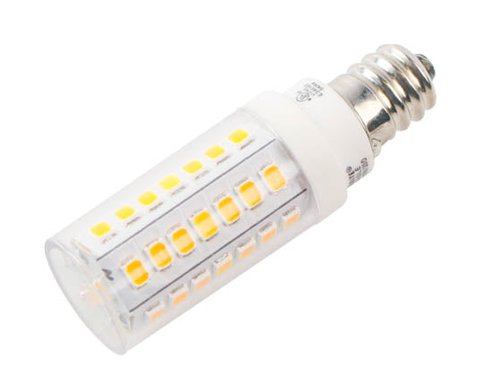 Bulbrite Dimmable 5W 120V 2700K T6 Clear LED Bulb - E12 Base