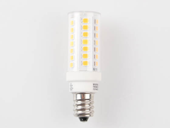 Bulbrite Dimmable 5W 120V 2700K T6 Clear LED Bulb - E12 Base