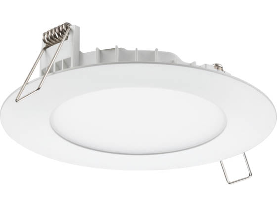 Juno 9 Watt 4" Ultra-Thin Wafer LED Recessed Downlight - Color Selectable - 120V - White