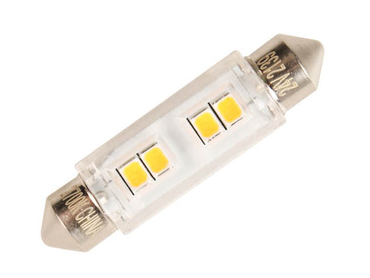 Bulbrite 0.8W 24V 2700K Miniature Festoon LED Bulb