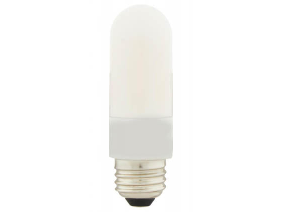 Satco 8 Watt High Lumen T10 Frosted LED Lamp - Non-Dimmable - 4000K - E26 Base