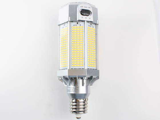 Light Efficient Design FlexWatt + FlexColor 80/100/110 Watt LED Corn Bulb - Replaces 320-400 Watts - Ballast Bypass - E39 Base