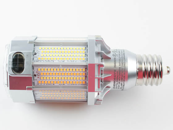 Light Efficient Design FlexWatt + FlexColor 35/45/60 Watt LED Corn Bulb - Replaces 175 - 320 Watts - Ballast Bypass - E39 Base